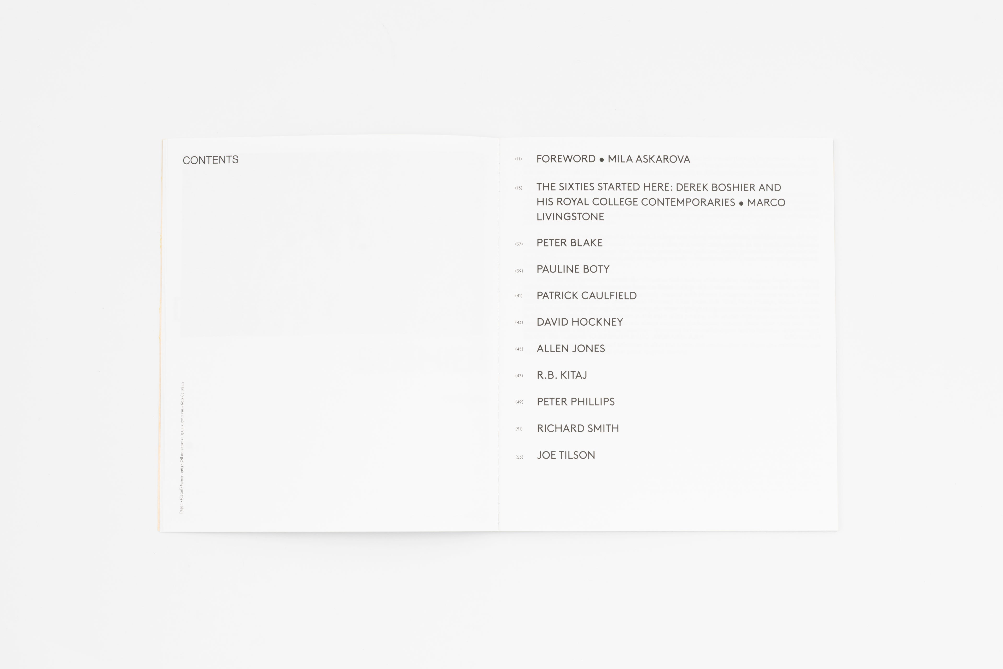 The Way Forward: Derek Boshier and the Sixties