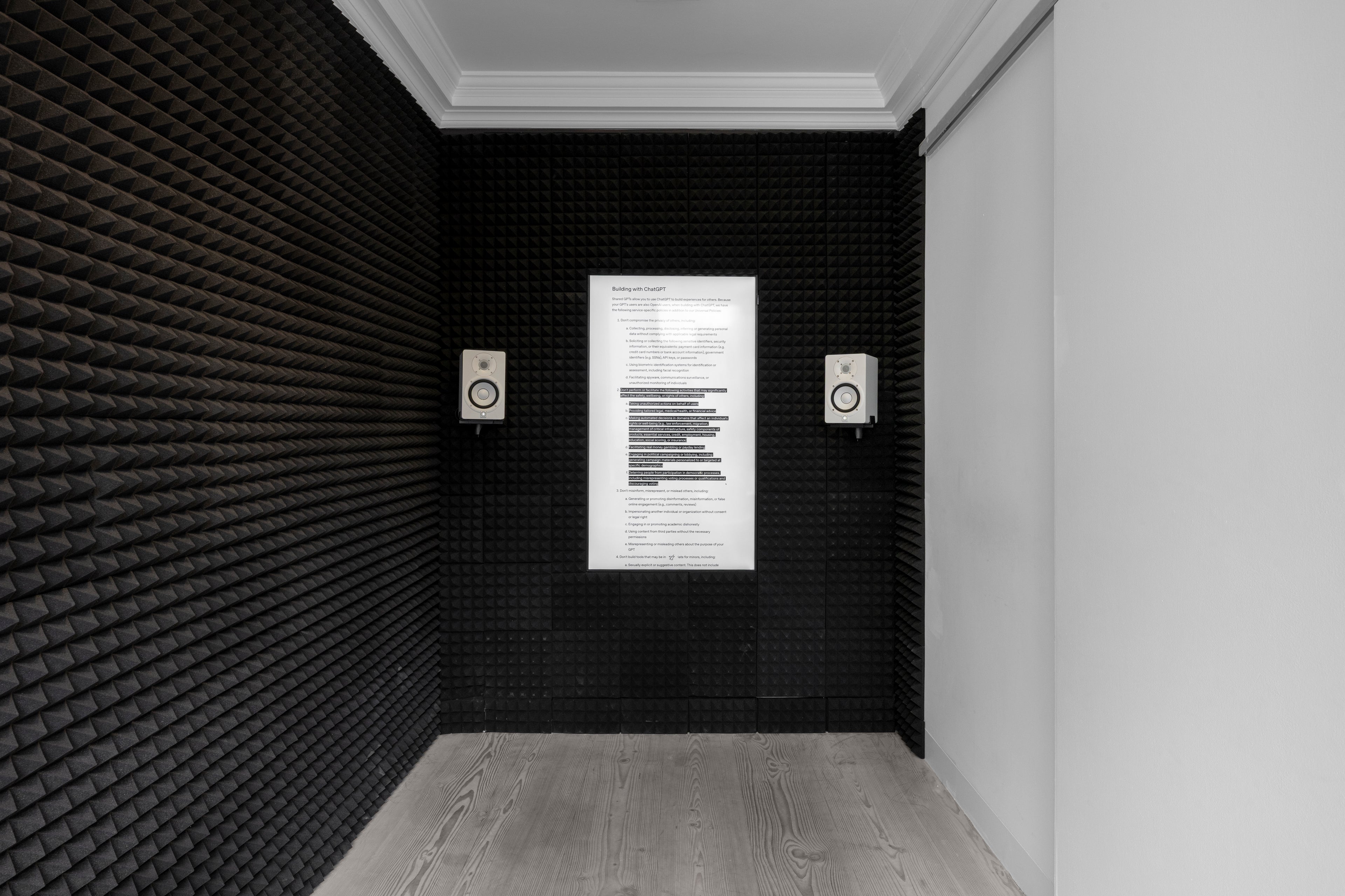 Terms & Condition Opera: A Legalese Libretto, OpenAI Usage Policies