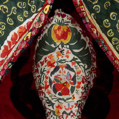 AI Suzani series: Self-exoticisation Archives III, video still I