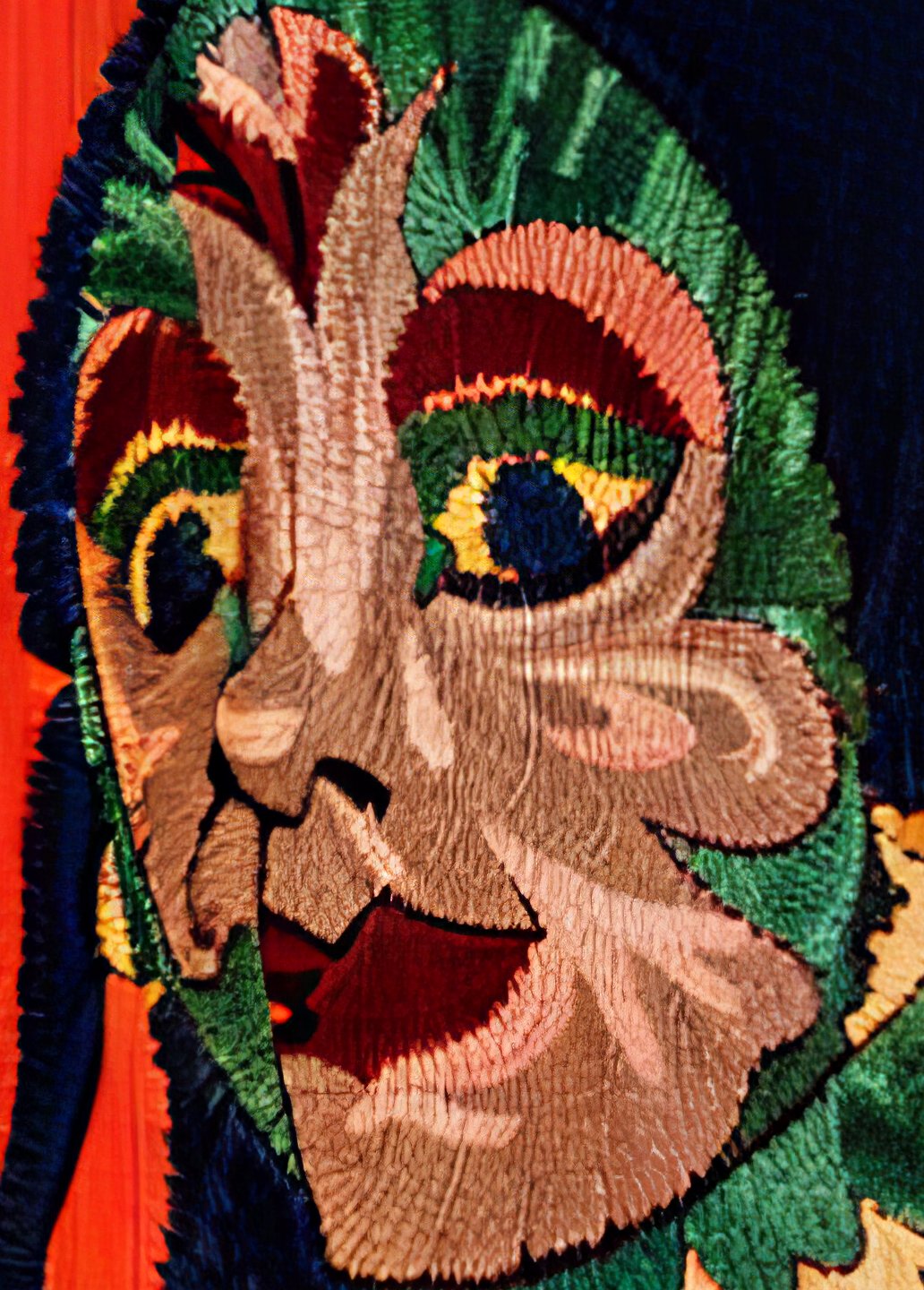 AI Suzani series: Self-exoticisation Archives II, video still III