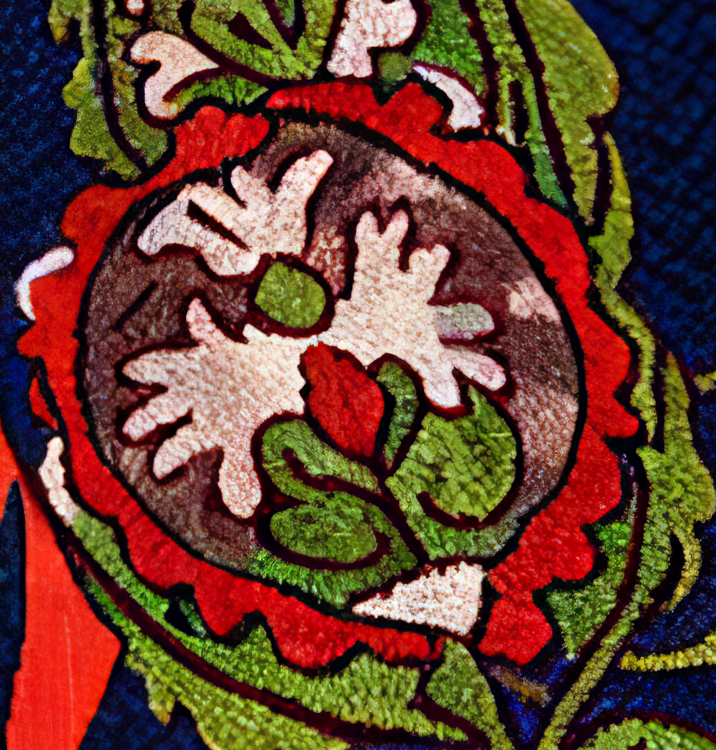 AI Suzani series: Self-exoticisation Archives II, video still II