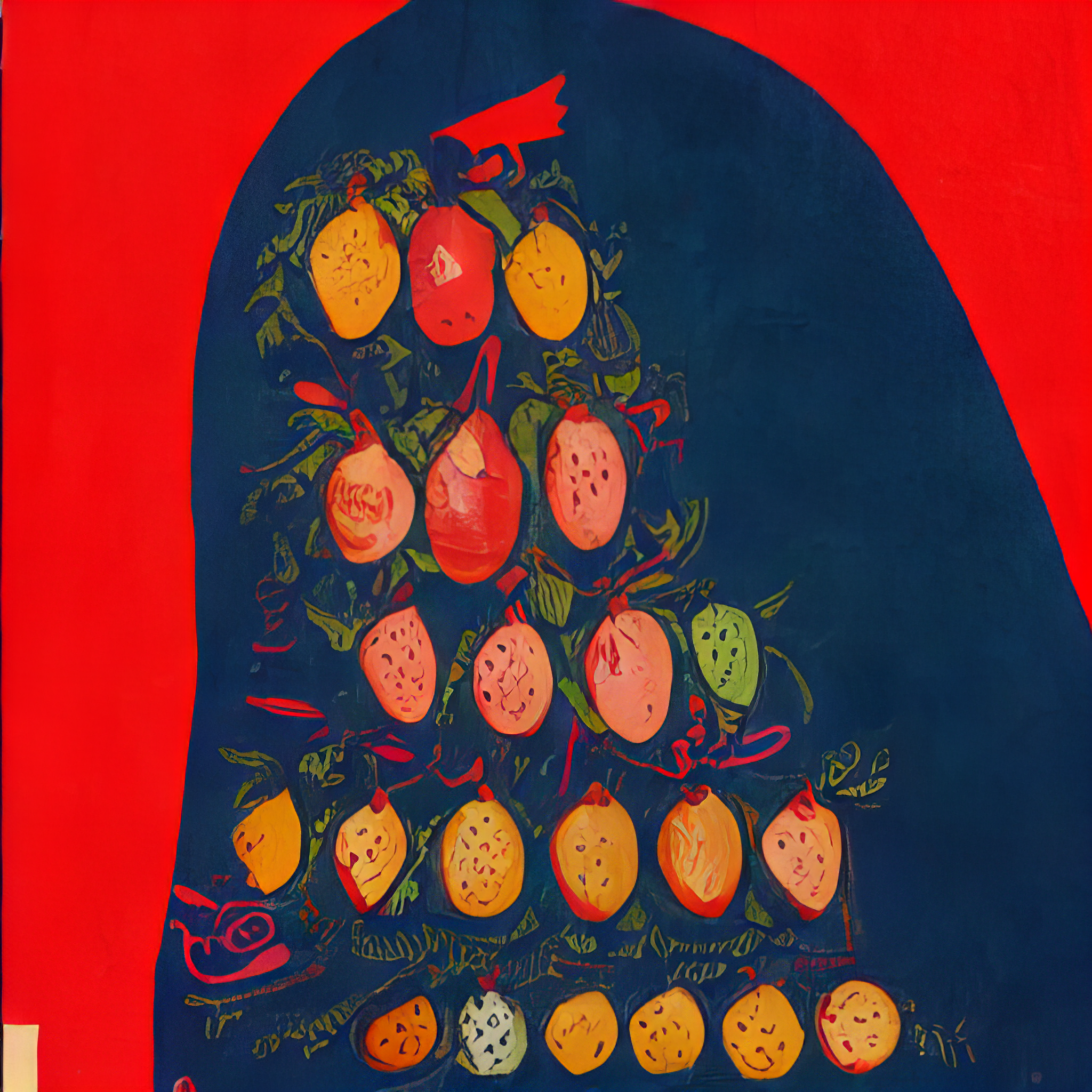 AI Suzani series: Self-exoticisation Archives II, video still I