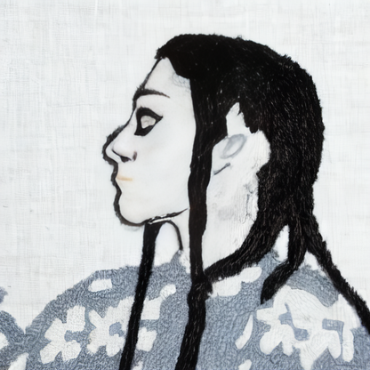 AI Suzani series: Self-exoticisation Archives I, video still I