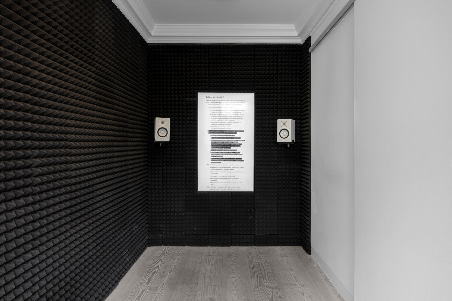 Terms &amp; Condition Opera: A Legalese Libretto, OpenAI Usage Policies