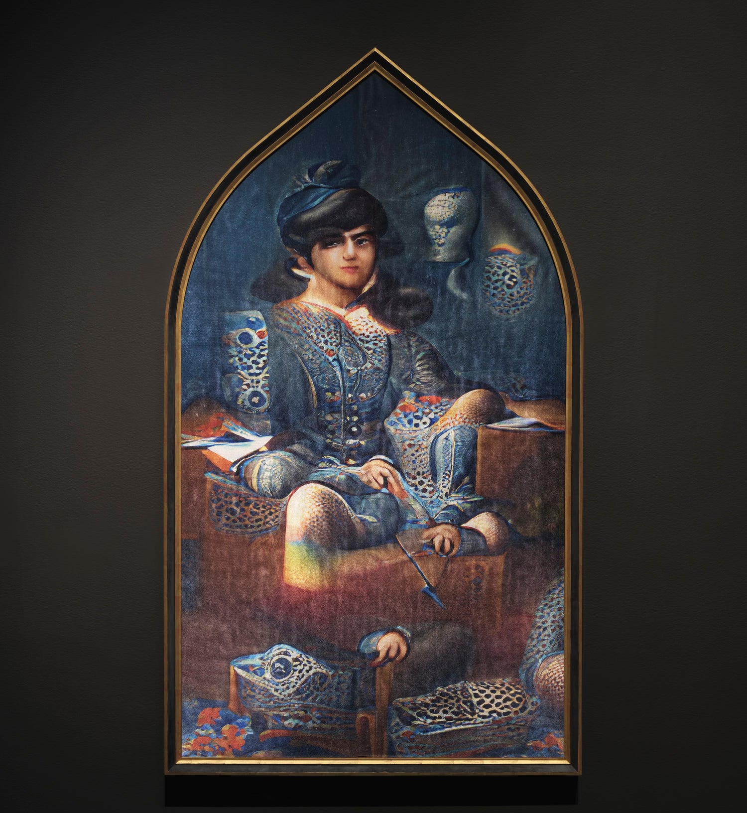 Moon-faced Velvet Fragments I